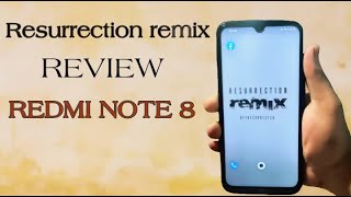 RESURRECTION REMIX 8.6.3.REVIEW  (REDMI NOTE 8)