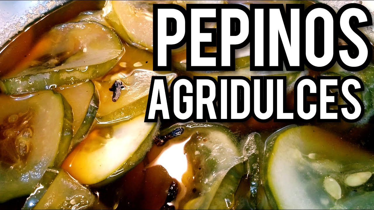 PEPINOS AGRIDULCES hecho EN CASA | Edwards Cabarcas - YouTube