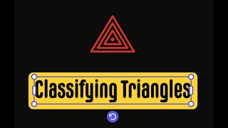 Classifying Triangles
