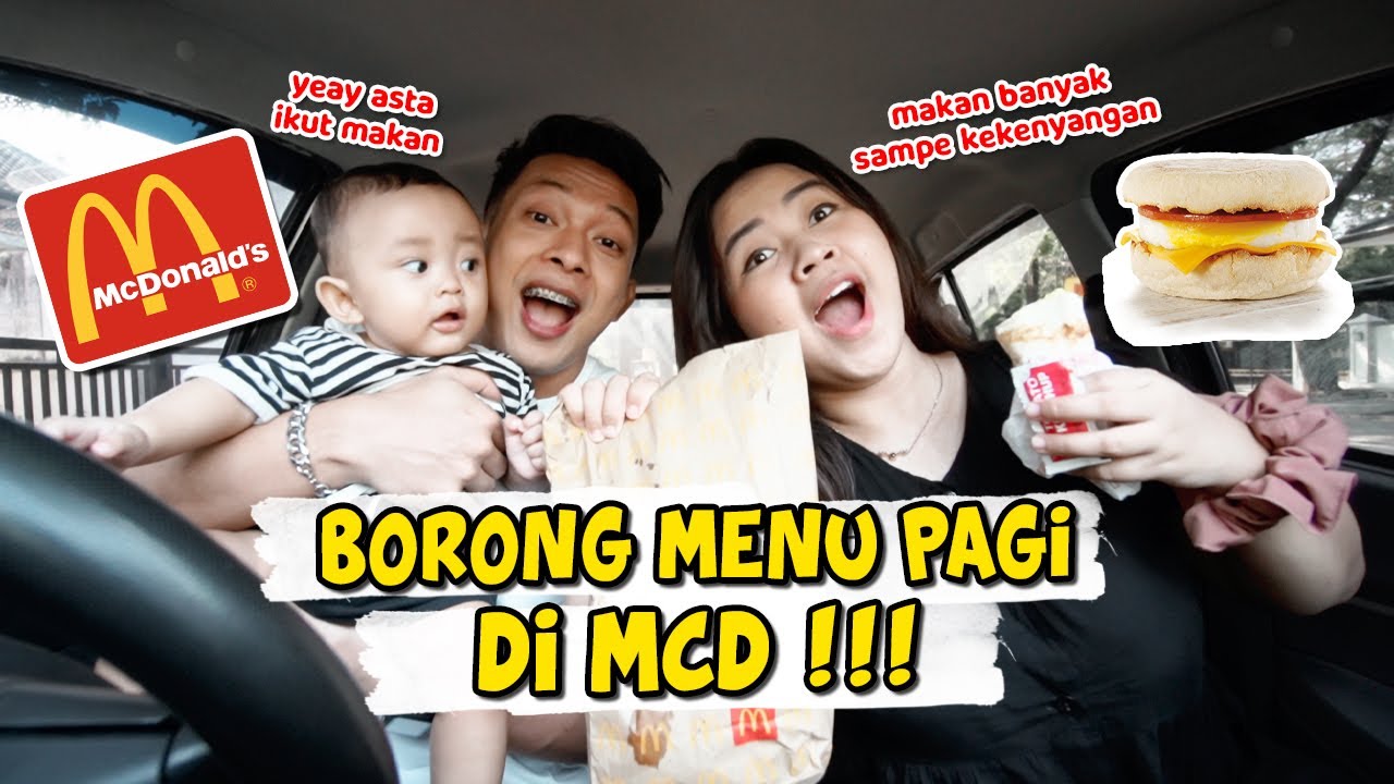 COBAIN MAKAN MENU PAGINYA MCD | BEDA LOH TERNYATA 😮