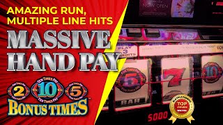 HUGE BONUS TEN TIMES PAY MASSIVE 1666X SLOT JACKPOT & HANDPAY (AGAIN!) screenshot 2