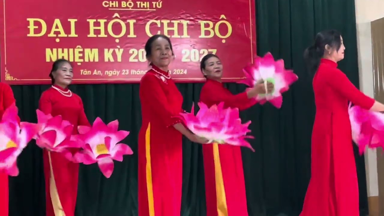 Ch. Trình VN chào mừng ĐẠI HỘI CHI BỘ XÓM THỊ TỨ-Xã Tân An