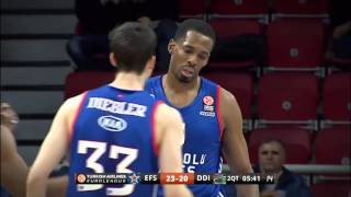 NoJumpNoGlory Dunk of the Night Derrick Brown Anadolu Efes Istanbul