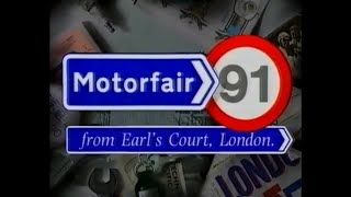 Motorfair 91 - Earls Court Motor Show - BBC TV Sunday Show (Top Gear)