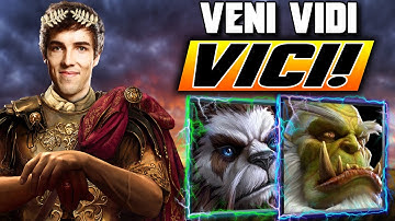 VENI VIDI VICI - REACTING TO OPPONENT - WC3 - Grubby