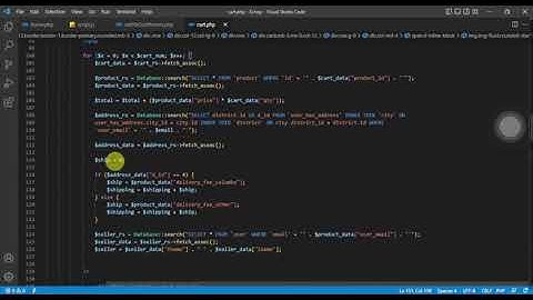 web 29 Program the cart total price calculation process including the delivery fee