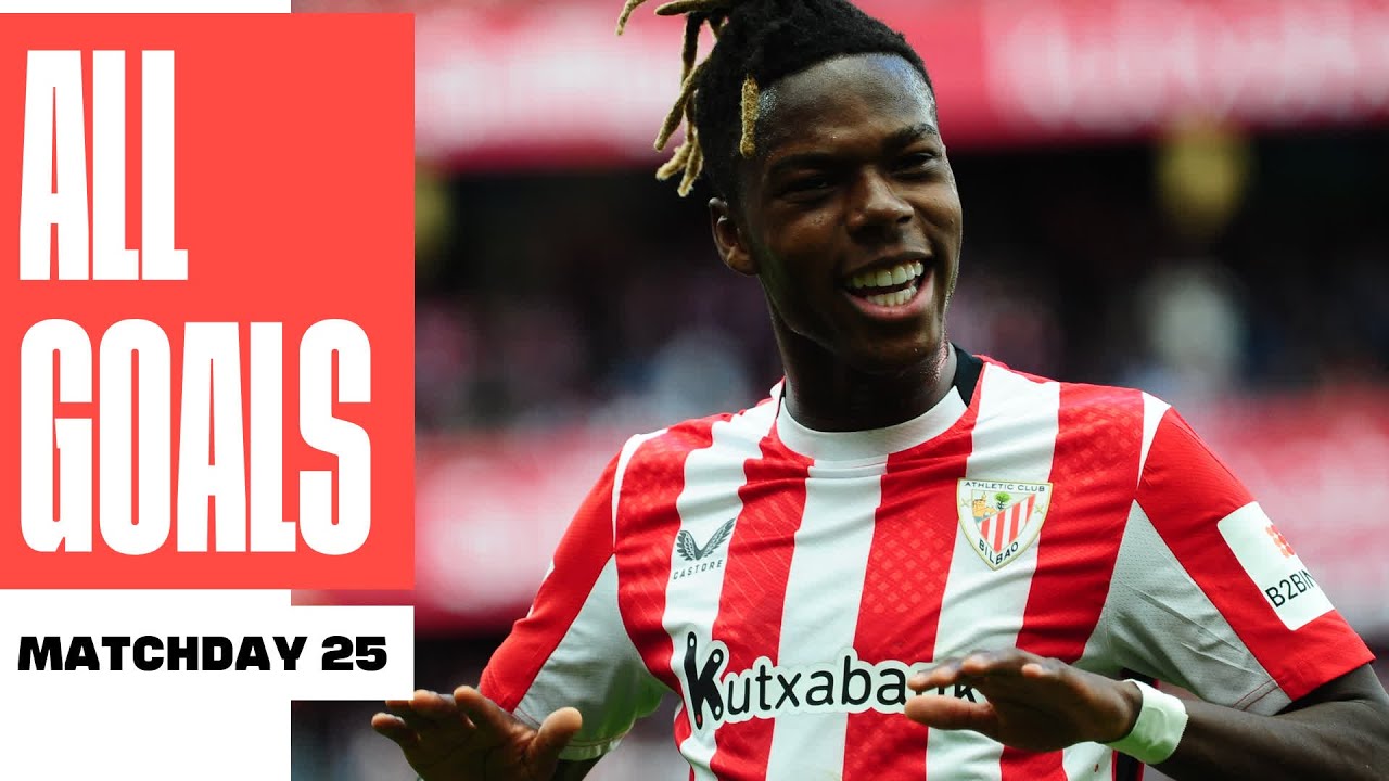 TODOS LOS GOLES de la JORNADA 25 de LALIGA EA SPORTS 2024/25 - YouTube