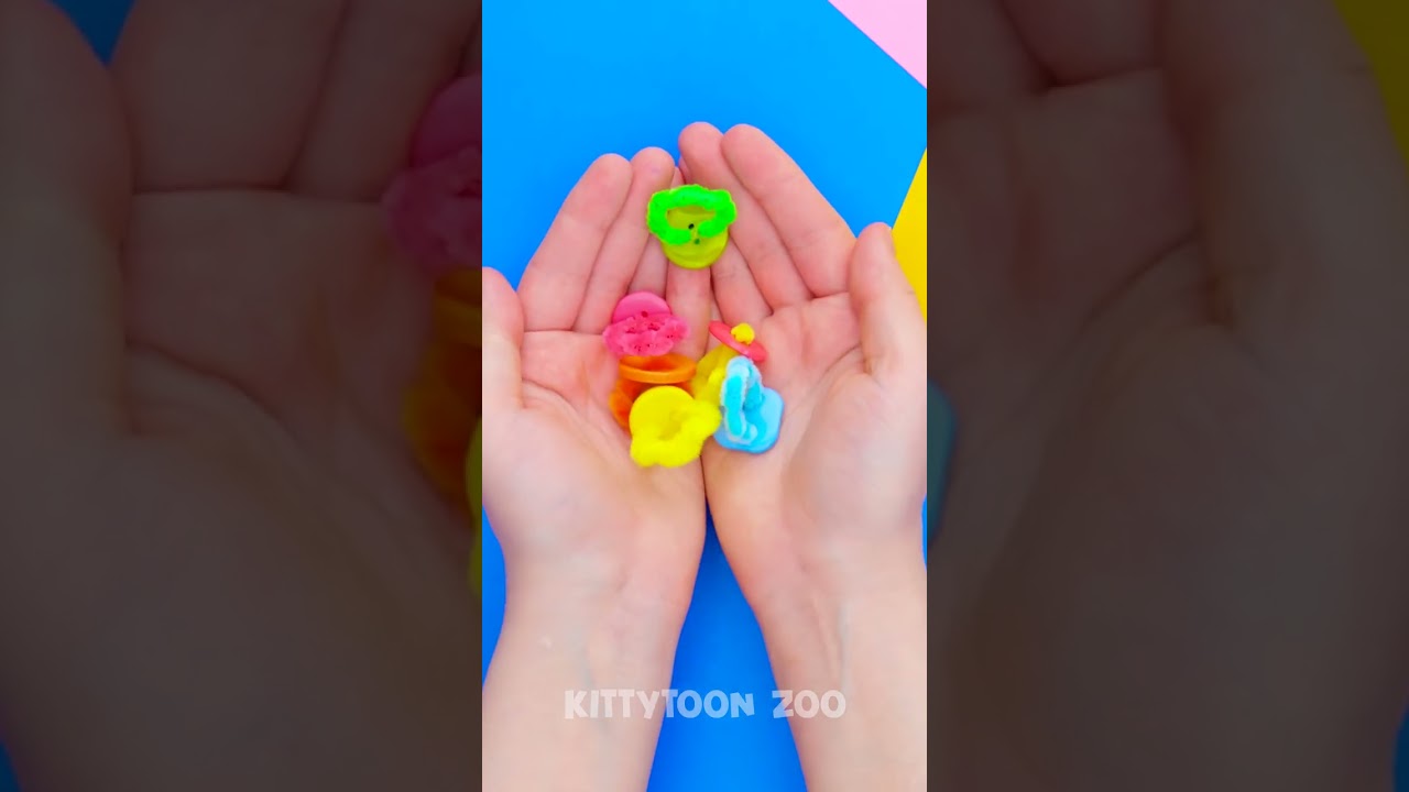 💍 Fluffy Rings Made Easy! 🧵 Button Craft for Kids! ✨