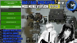 Bad 2 Bad Apocalypse Mod Menu Version 3.4.1 | Damage Multiplier, Unlimited Ammo, Grenade, God Mode