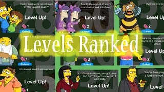The Simpsons Tapped Out ALL Levels Ranked Best to Worst