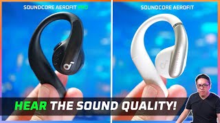 Soundcore Aerofit Pro and Aerofit - First look and Sound Check! 😯 #soundcoresingapore