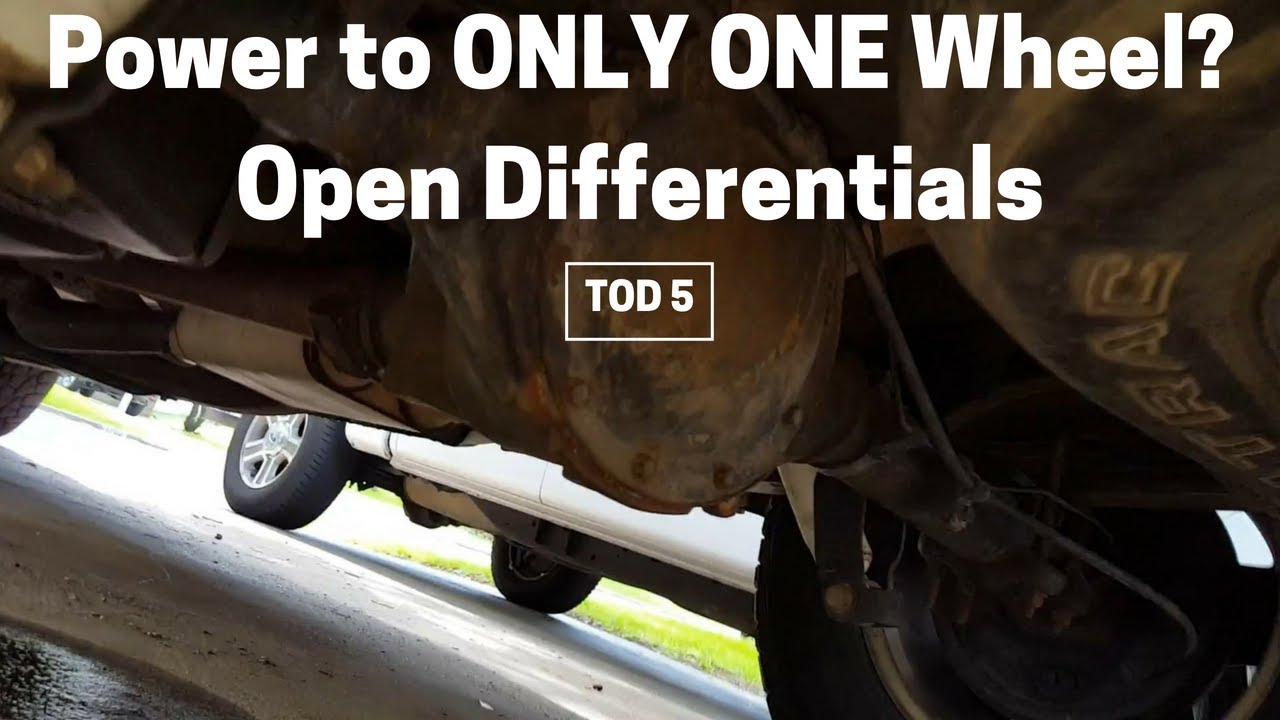 Power to ONLY ONE Wheel? Open Differentials Explained TOD 5 YouTube