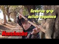 Reverse-grip action sequence