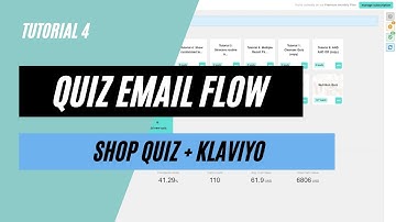 Tutorial 4️⃣ Sending Quiz Results Emails with Klaviyo | Shop Quiz + Klaviyo |