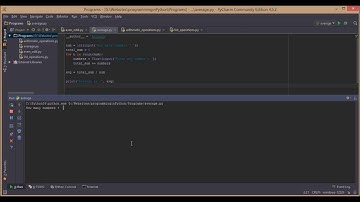Python program to find average of N numbers || programminginpython.com
