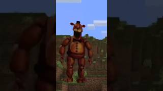 esse MOD de FNAF me congelou de MEDO💀 #minecraft #viral #shorts