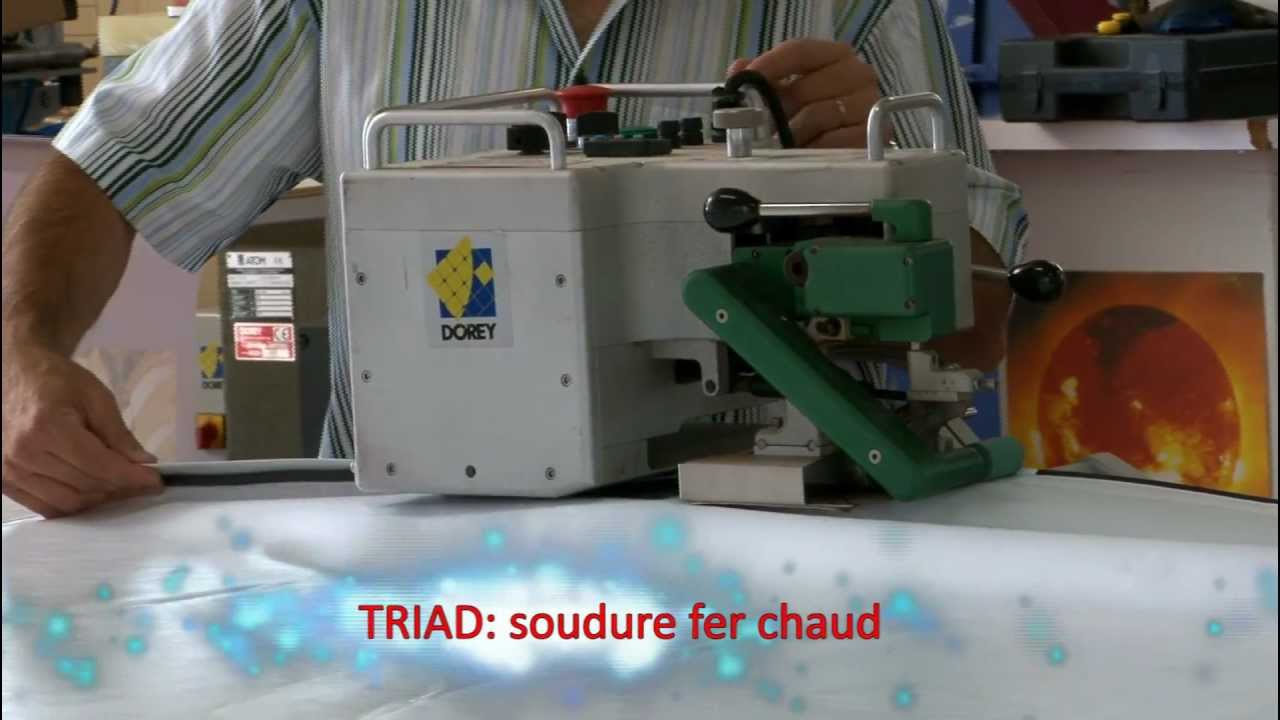 comment coudre bache pvc