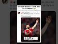 Heartbreaking news for Liverpool fans 💔 #mosalah #Liverpool #legend #premierleague #viral #trending