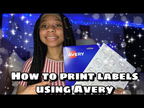 How To Print Labels Using Avery, Printing Labels From Home, Business Tips | Heavenly Boutique