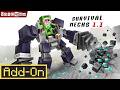 SURVIVAL MECHS 1.1 ADDON - 7 Utility Enhanced Robots in Minecraft Bedrock Survival