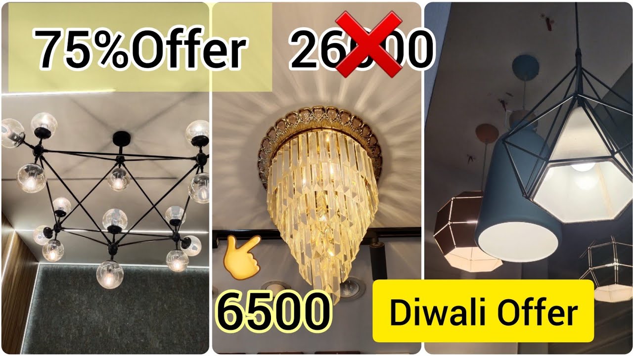 75 OFFER for this Diwali Interior Exterior Designer Chandelier Lights