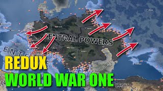 The Great War Redux - WWI Hoi4 Timelapse