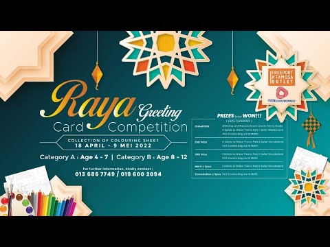 RAYA Greeting Card Competition 22 - YouTube