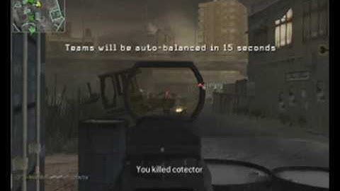 Iam bored so I put out a cod4 clip that is over a month old