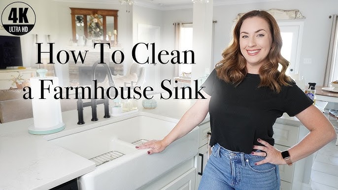 3 Ways to Keep Your Cast Iron Farmhouse Sink Sparkling Clean