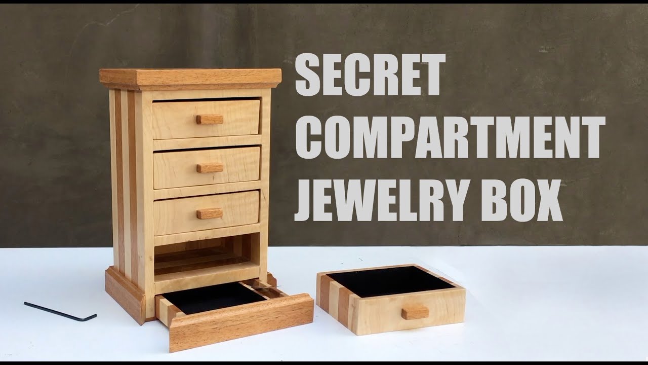 Secret Compartment Jewelry Box - YouTube