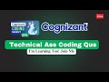 Cognizant Technical Assessment Prep | I’m Learning Too, Come Solve with Me!