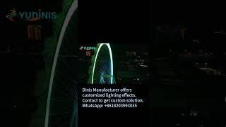 nighttime park Ferris wheel ride