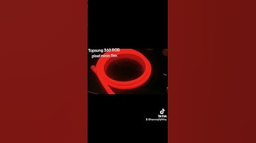 Topsung Lighting 360 degree led neon flex, pixel RGB ic color changing
