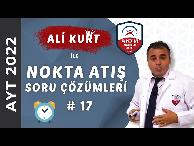Ali Kurt'tan 2022 AYT Nokta Atış Soru Çözümleri - 17