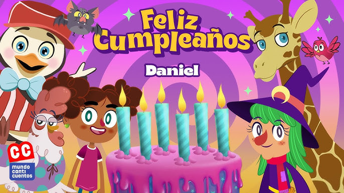 Feliz cumpleaños DANIEL con PAW PATROL - Diviertete cantando y bailando 