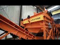 Fornnax srseries primary shredder sr100 tire recycling stage 1  full tyre to 50 mm150 mm shreds