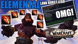 This could be GREAT! Lava Burst Legendary Elemental Shaman SHADOWLANDS BETA