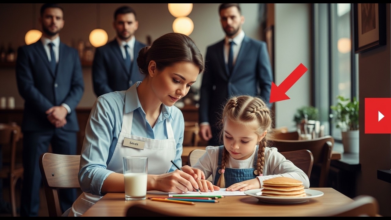 Sie half jeden Morgen einem stillen Mädchen – bis ihr Vater mit vier Leibwächtern auftauchte #yt