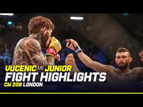 Jordan Vucenic vs. Nonato Junior — CW 208 London Fight Highlights