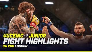 Back In The Ufc Next? Jordan Vucenic Vs. Nonato Junior Cw 208 London Fight Highlights