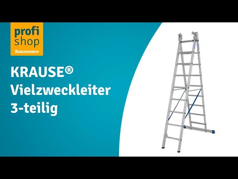 KRAUSE® Vielzweckleiter, 3-teilig