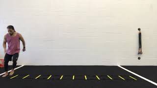 Speed Ladder: Lateral Run Through