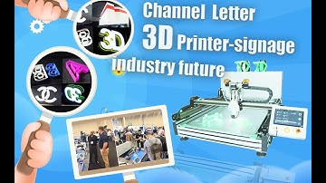 Industrial Automatic Color-Changing Shell Channel Letter 3D Printer Demo