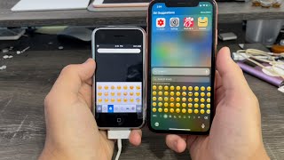 iOS 16 Emoji keyboard vs iOS 3 Emoji keyboard, emoji comparison screenshot 2