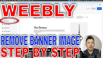 ✅ Hoe verwijder je een bannerafbeelding van een Weebly-website 🔴