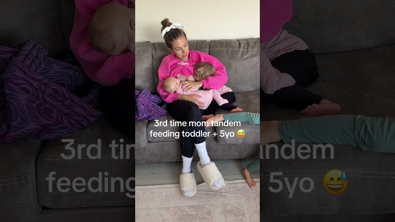 1st Time Mom Breastfeeding Vs 3rd Tandem Feeding Have 5yo