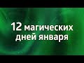 КАК ПРАВИЛЬНО ВСТРЕТИТЬ НОВЫЙ 2024 ГОД? ۞ 12 МАГИЧЕСКИХ ДНЕЙ ЯНВАРЯ