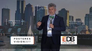 Bruce Momjian Lightning Talk at Postgres Vision 2017