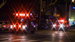LAFD Rescue 41, McCormick Ambulance, & LACoFD Squad 7 Transporting