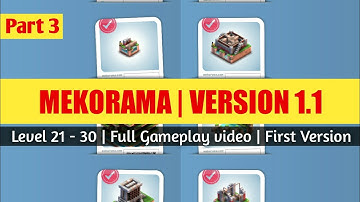 Mekorama | Version 1.1 | Level 21 - 30 | Full Gameplay video | Part 3